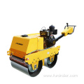 Manual Double Drum Vibrating Road Roller For Granules